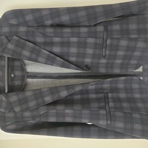 NWT Liverpool Gray Plaid Blazer